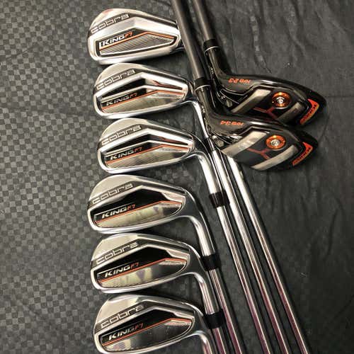 Used Right Handed King F7 Regular Flex Graphite/Steel Shaft Iron Set