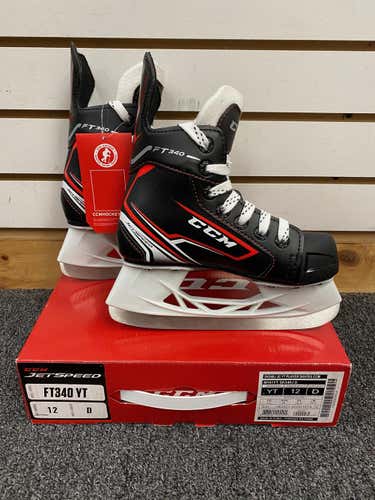 New Youth size 12 CCM JetSpeed FT340 Hockey Skates