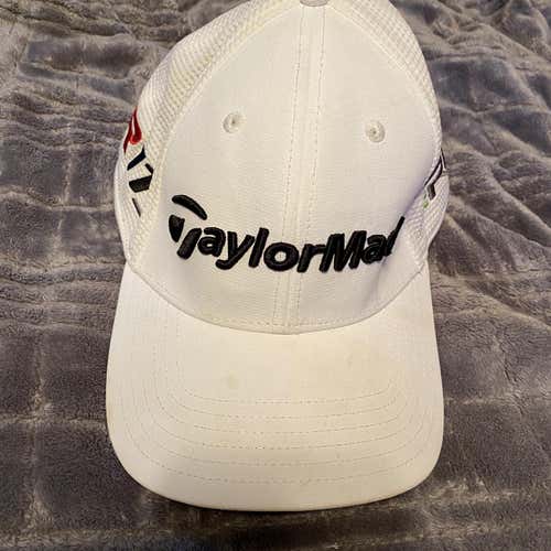 White Small / Medium TaylorMade Golf Hat