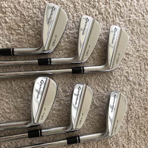 Used Right Handed P730 Extra Stiff Flex Steel Shaft Iron Set
