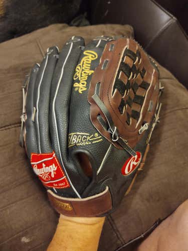 Brown Used High School/College Rawlings Outfield Right Handed Mark of a Pro Baseball Glove 13"
