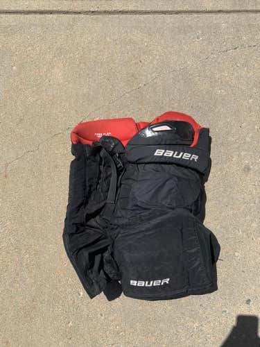 Black Senior Used Medium Bauer Vapor APX Hockey Pants