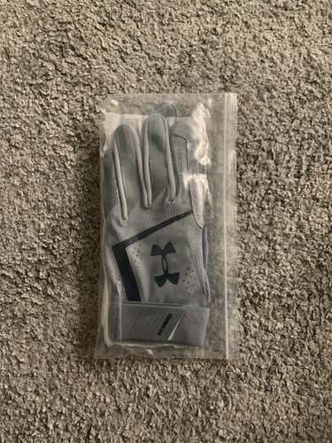 Gray New XL Under Armour Yard Batting Gloves