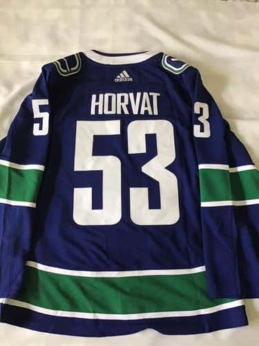 Bo Horvat Vancouver Canucks Adidas Authentic Jersey Size 52 (L) - NEW w/TAG
