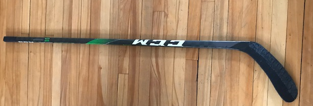 Used Intermediate CCM Left Handed RibCor Trigger 4 PRO Hockey Stick Toe curve