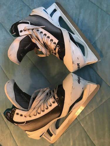 Senior Used Bauer Reactor 6000 Hockey Goalie Skates Size 12 D
