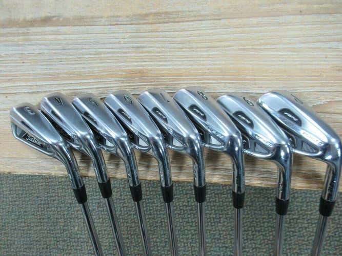 TITLEIST AP2 712 IRON SET 3-PW IRONS PROJECT X 6.0 STIFF FLEX STEEL MIDSIZE GRIP