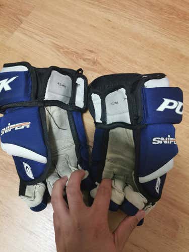 Powertek Blue Used Senior Z325 Gloves 13"
