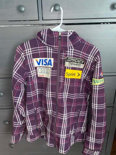 US Ski Team Women's Purple Plaid Jacket L