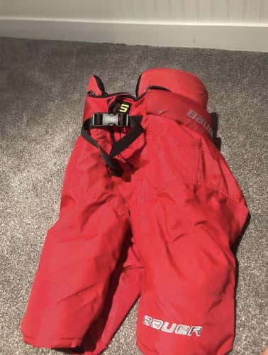 Bauer Supreme 1S Hockey Pants - Red Junior XL