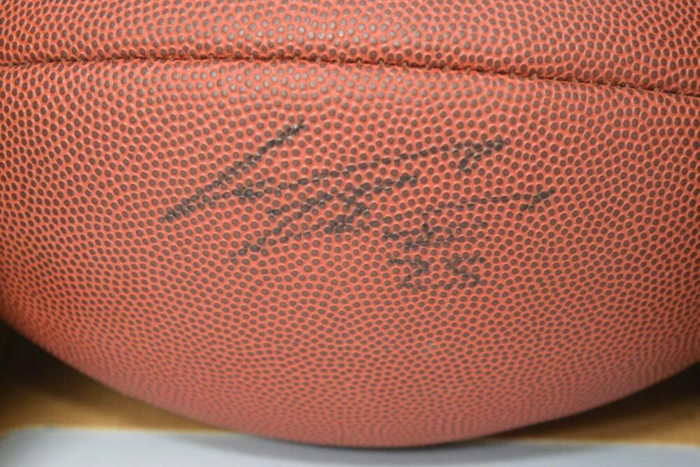 Authentic Autographed To Be Identified Football Player number 25