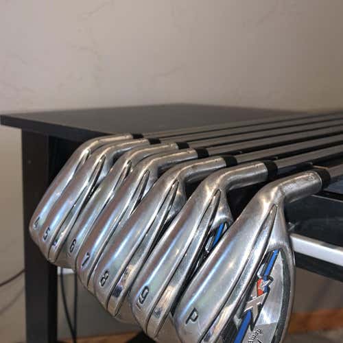 Used Right Handed XR OS Regular Flex Steel Shaft Iron Set
