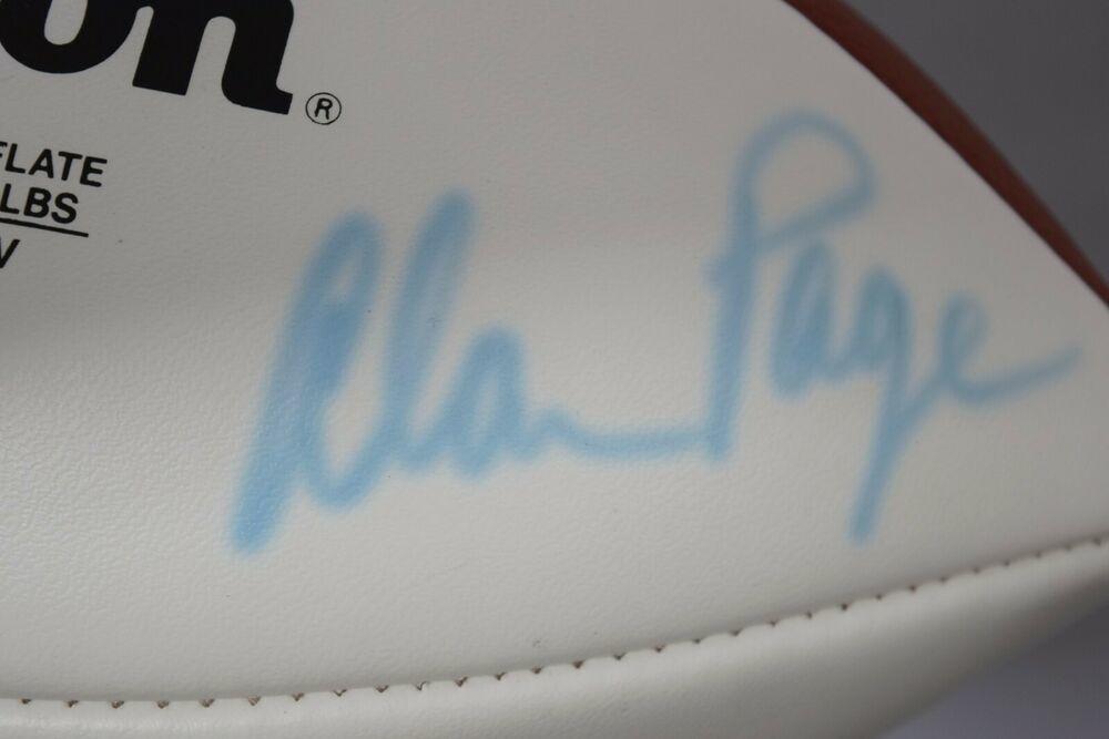 Authentic Autographed Alan Page Football - no COD