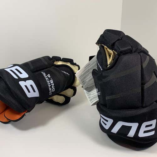 Black New Bauer Supreme One.4 13"  Gloves
