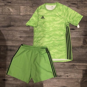 New Medium Adipro 19 Adidas Goalkeeper Bundle (Neon Green)