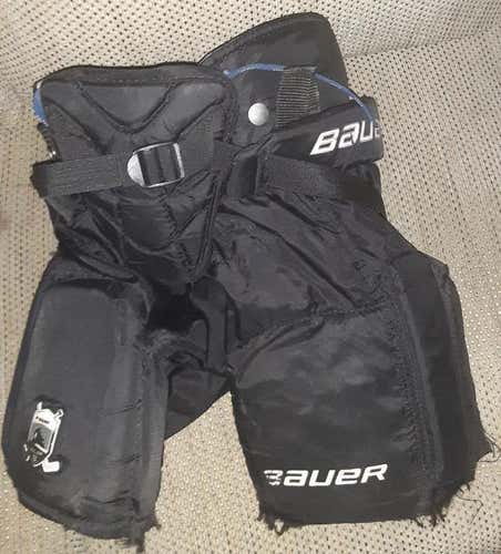 Black Junior Used XL Bauer Prodigy Goalie Pants