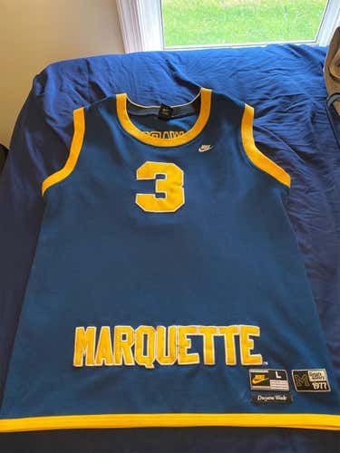 Dwayne Wade Marquette Nike Jersey