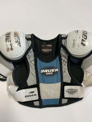 Used Bauer Jr 300 Md Ice Hockey Shoulder Pads