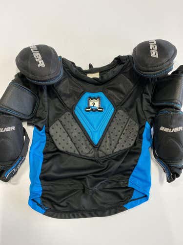 Used Bauer Prodigy Lg Ice Hockey Shoulder Pads