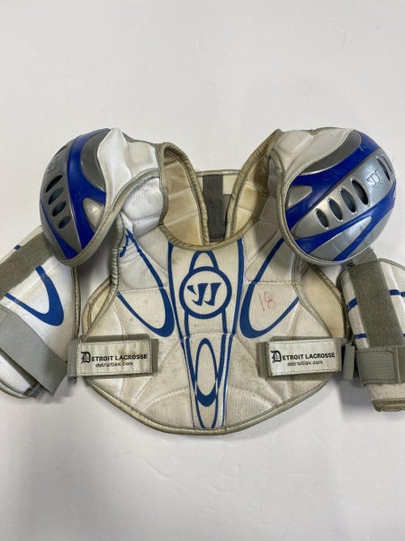 Used Warrior Burn Lg Lacrosse Shoulder Pads