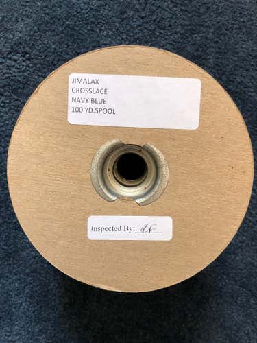 Navy Blue Crosslace - New - Jimalax - 100yd Spool