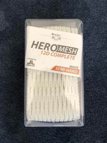 White GOALIE String Kit - New - ECD Lacrosse