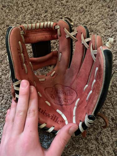 Red Used Infield TPX 11" Baseball Glove