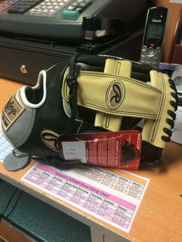 Rawlings PRO2175-13GBC 11.75" Heart Of The Hide Gold Glove Club Baseball Glove!!