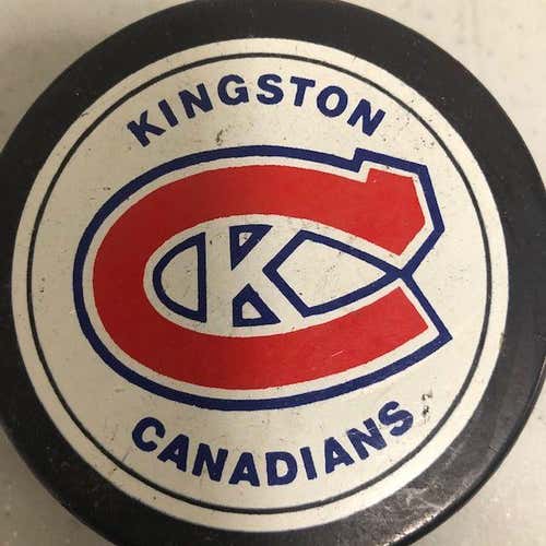 Kingston Canadians OHL Official Game Puck