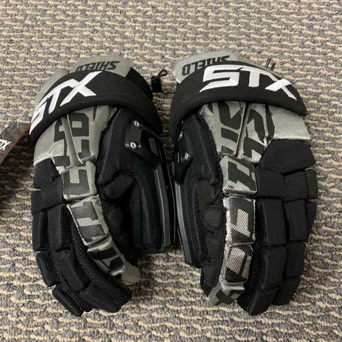 New Black STX Shield 300 13" Goalie Gloves
