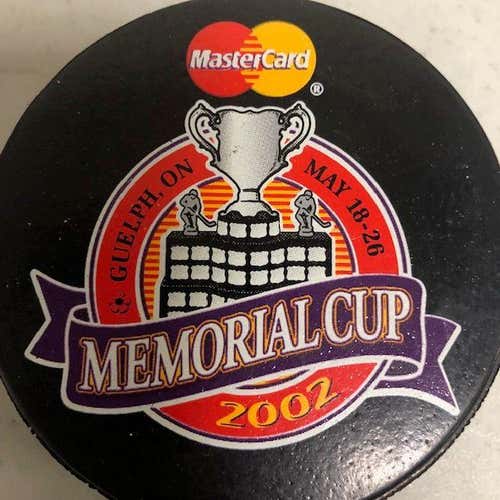 Memorial Cup 2002 Guelph NEW Official Game Puck
