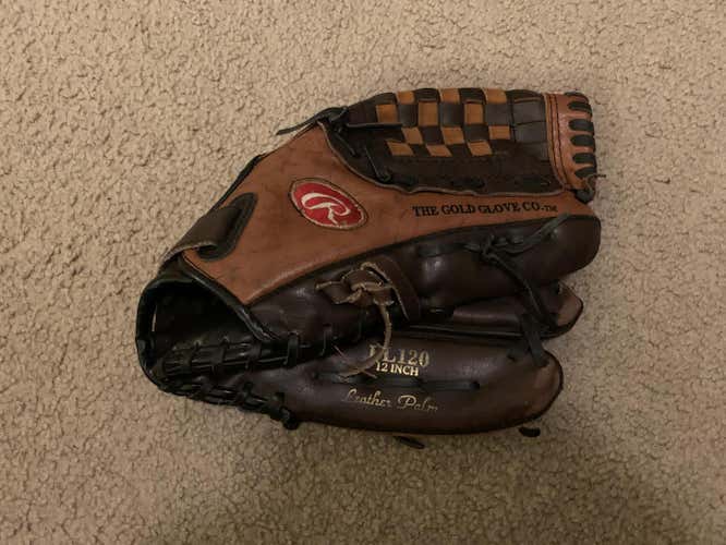 Used Rawlings Right Handed Player series Baseball Glove 12", PL120
