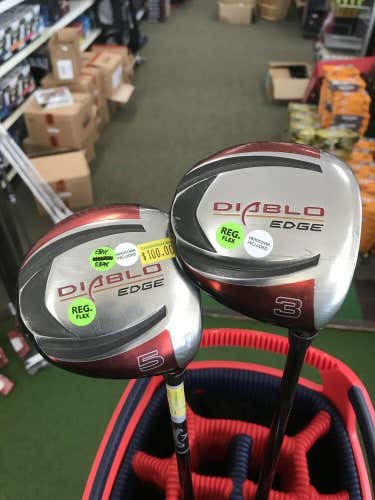 Callaway Diablo Edge 3 and 5 Wood MRH, Callaway Regular Flex Graphite #2161
