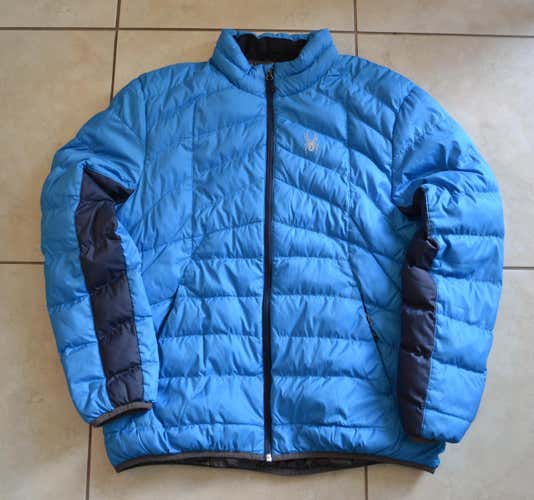 Blue Used Men's Adult Large Spyder Jacket