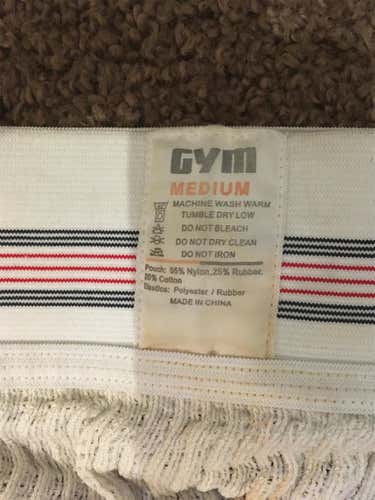White Used Gym Brand Athletic Supporter