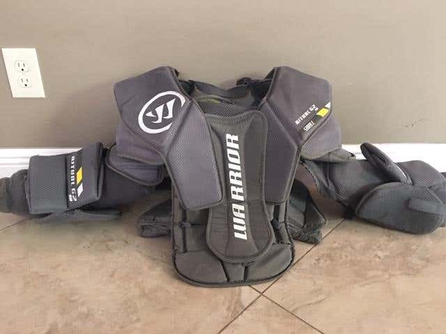 Senior Used Small Warrior Ritual G2  Chest and Arm Protector Goalie Chest Protector