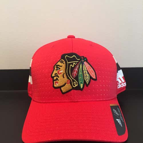New Adidas Chicago Blackhawks Adidas Draft Hat L/XL