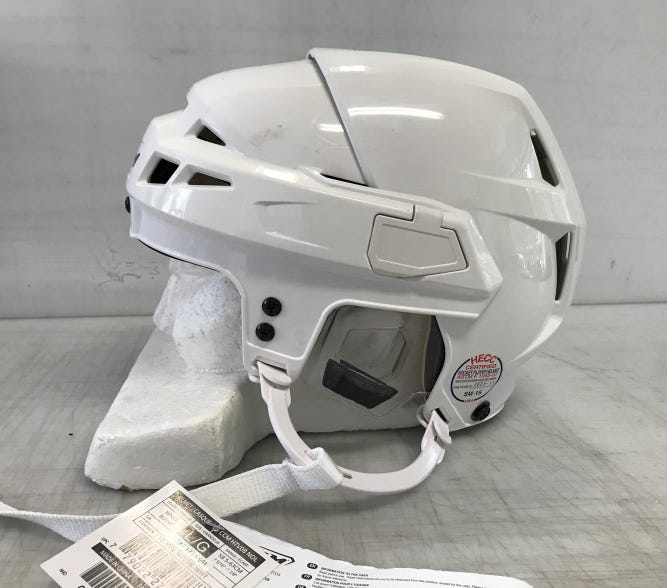 NEW! CCM Vector V08 Pro Stock Hockey Helmet White 9664