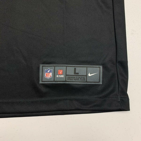 Mens Philadelphia Eagles Carson Wentz Nike Black Color Rush Legend Jersey  Size M