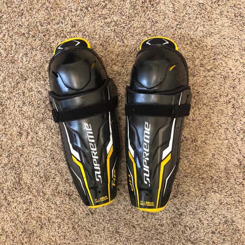 Used Jr 11” Bauer Supreme HP Shin Pads