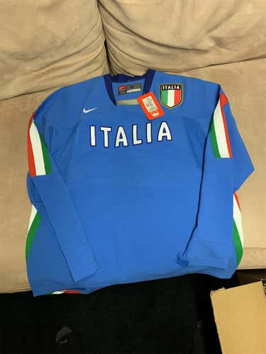 Brand New Team Italy IIHF Jersey