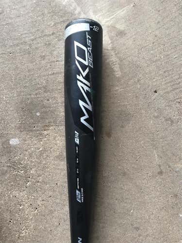 Used 2017 Alloy Mako Beast (-12) 15 oz 27" Bat