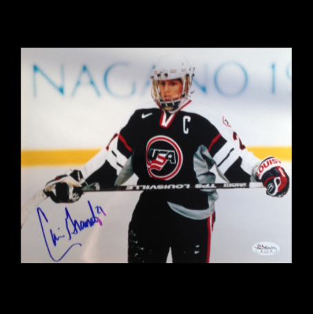 Cammi Granato Team USA Hockey Signed 8x10 Photograph