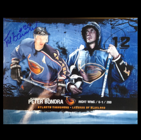 Peter Bondra Atlanta Thrashers Signed 8x10 Photograph