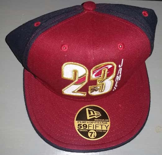 Cleveland Cavaliers New Era Fitted Hat Lebron James NBA Cavs Size 7 1/8 NWT!