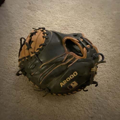 Brown Used Catcher's A2000 32.5" Baseball Glove