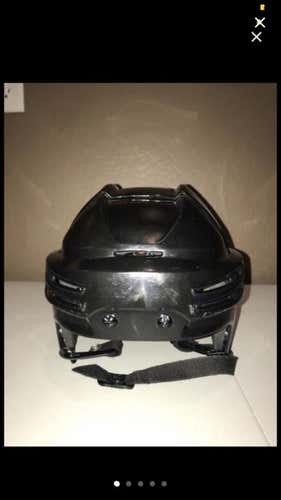 Black Used Medium Bauer Re-Akt 75  Helmet