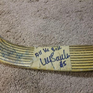 ULF SAMUELSSON Late 90's Signed New York Rangers Game Used Hockey Stick NHL COA