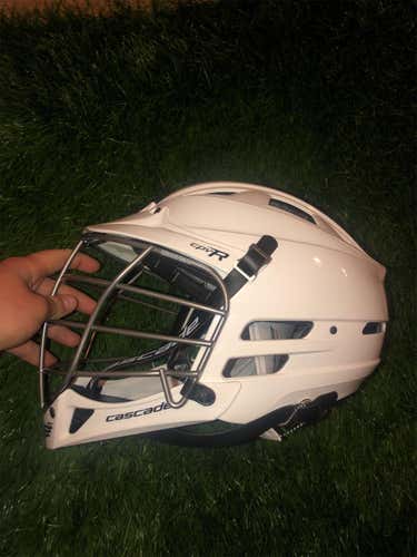 White New Player Cascade CPV-R Helmet