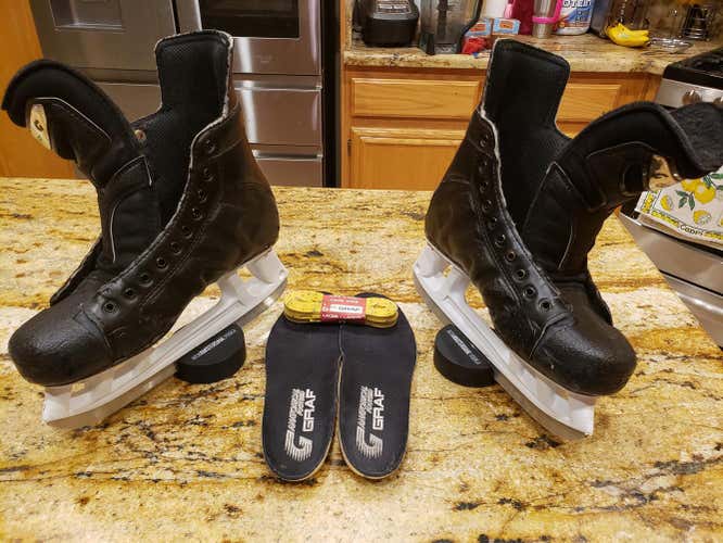 Graf Ultra G3 Hockey Skates Size 8.5 R SENIOR NICE